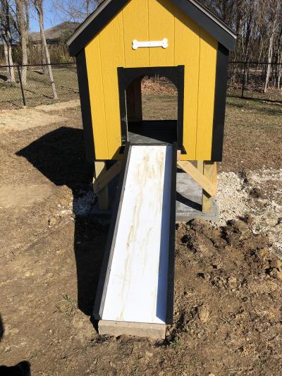 Dog Play House in the Muddy Fork Dog Park